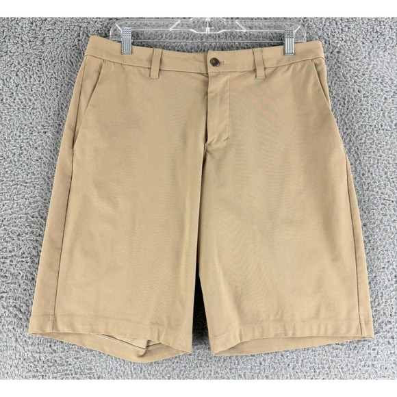 Lululemon Other - Lululemon Commission Shorts Mens 32 Tan Khaki Golf Chino Casual 10 Inch Inseam
